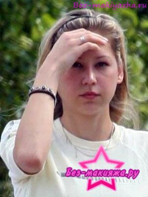 Анна Курникова без макияжа