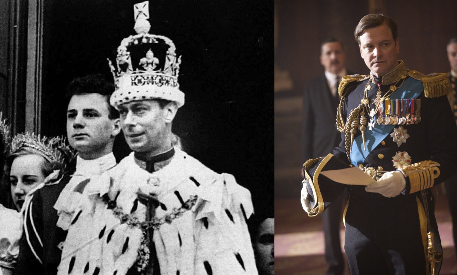 Король Георг VI и Колин Ферт